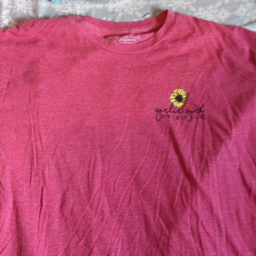 Girls Girl Pink Short Sleeve Tee